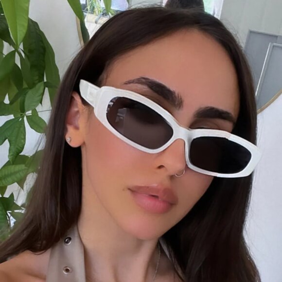 NEW CELINE CL40252I 25A WOMEN WHITE GREY SUNGLASSES CELINE main image 12